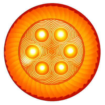 N4001A-1 LED燈圓形去背