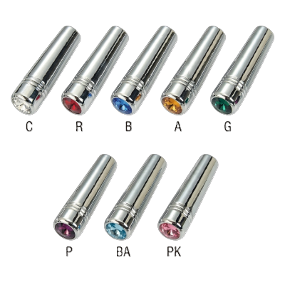 Chrome Kenworth Long Toggle Switch Extension with Color Jewel (ID 八分之三 英吋 x 2又 四分之一 英吋)400x400